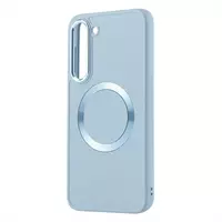 Metal Style Case with MagSafe Samsung S23 Plus — Light Blue