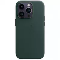 Leather Case with MagSafe iPhone 14 — Forest Green