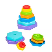 гр Іграшка розвиваюча "Радужна пірамідка" 39354 (20) "Tigres"