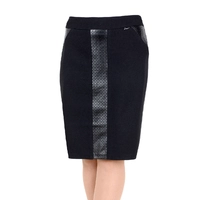 Классическая юбка-карандаш со вставками