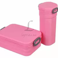 Ланч-бокс с розовой бутылкой 920ml + 589ml 64-21-557