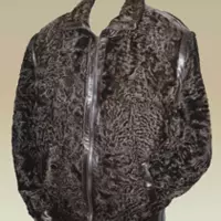 Мужская меховая куртка из каракуля