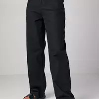 Широкие джинсы с завышенной талией - черный цвет, 34р (есть размеры)