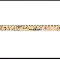 Линейка деревянная 30см Геометрия шелкография (в уп 12шт)Мицар