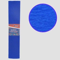 Креп-папір 35%, синій 50*200см, 20г/м2