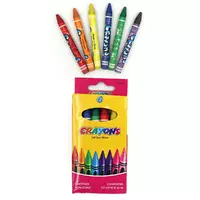 Крейда воскова Crayons, набір 6 кол. з етикеткою
