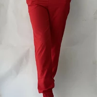 Батальные женские летние штаны, софт №103 красный
