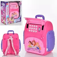 Детский рюкзак – сейф с кодовым замком, купюроприемником и отпечатком пальца. Принцессы