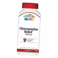 Глюкозамин, Glucosamine Relief 1000, 21st Century  120таб (03440003)