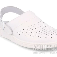 Кожаная докторская обувь Forester Sanitar 0404-13 White
