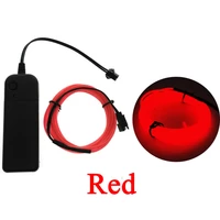 Світлодіодна стрічка RESTEQ червона провід 5м LED неонове світло з контролером