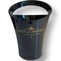 Кулер для шампанського Moet Chandon чорний. Відро для льоду Moët & Chandon. Акриловий кулер Моет Шандон