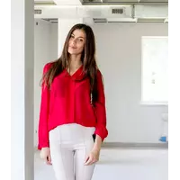 Жіноча червона блузка