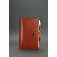 Кожаный блокнот (Софт-бук) 4.0 светло-коричневый