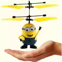 ИГРУШКА Летающий миньон, интерактивная игрушка - вертолёт