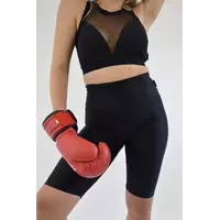 Женская фитнес одежда из бифлекса Lux-Form топ сетка