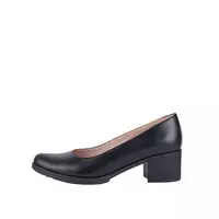 Туфли женские KROK классические кожаные 40 (26,7 см) черные 0-4779