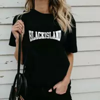 Жіноча футболка чорна BlackIsland Норма
